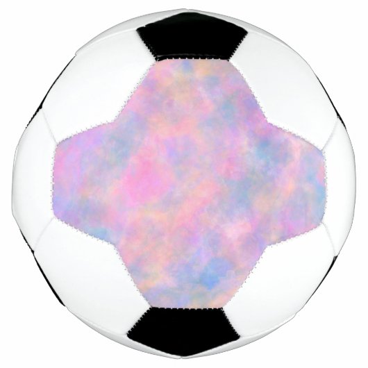 Geweldige combinatie van pastelkleuren  voetbal (Voorkant)