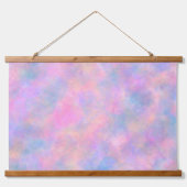 Geweldige combinatie van pasteltinten  hangend wandkleed (Voorkant)