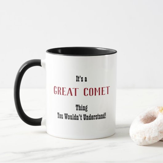 Geweldige Comet-Mok Mok (Met donut)