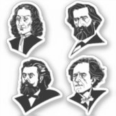 Geweldige componisten - set 3 - sticker (Voorkant)