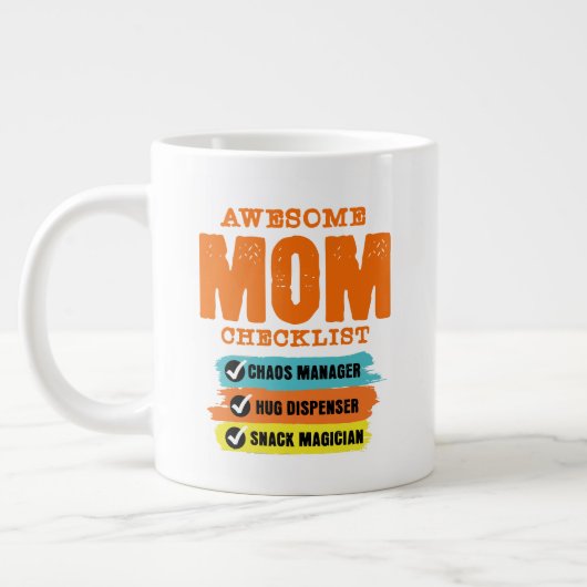 Geweldige Cool Mom Grote Koffiekop (Links)