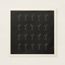 Geweldige Cool Neon Martini bril