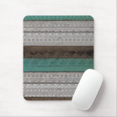 Geweldige coole trendy Aztec geometrisch patroon Muismat (Met muis)