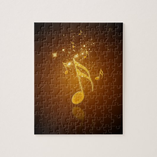 Geweldige, coole trendy glanzend semiquavers muzie legpuzzel (Verticaal)