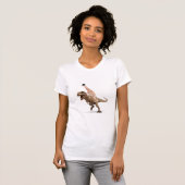 Geweldige Crazy Giraffe Top Hat T-Rex - Mannen_Vro (Voorkant volledig)