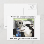 Geweldige creatie briefkaart (Voorkant / Achterkant)