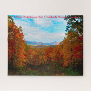 Geweldige Creek Smoky Mountains. kerstcadeautjes Legpuzzel