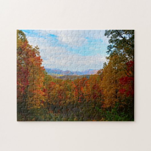 Geweldige Creek Smoky Mountains. Legpuzzel (Horizontaal)