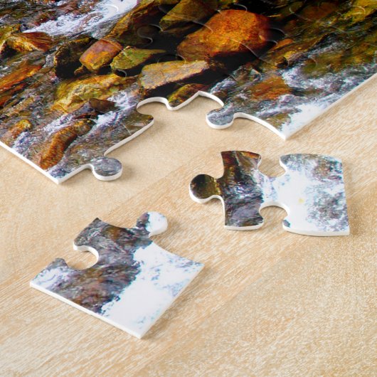 Geweldige Creek Smoky Mountains. Legpuzzel (Zijkant)