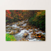 Geweldige Creek Smoky Mountains. Legpuzzel (Horizontaal)