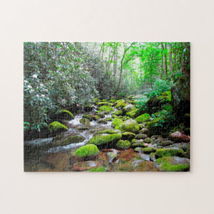 Geweldige Creek Smoky Mountains. Legpuzzel