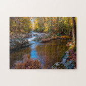 Geweldige Creek Smoky Mountains. Legpuzzel (Horizontaal)