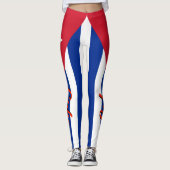 Geweldige Cubaanse vlag Leggings (Voorkant)