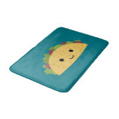 Geweldige Cute Cartoon Kawaii Smiling Taco Badmat (Gekanteld)