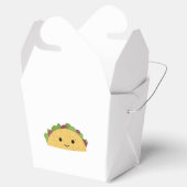 Geweldige Cute Cartoon Kawaii Smiling Taco Bedankdoosjes (Geopend)