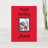 Geweldige Cute Ninja Kaart (Voorkant)