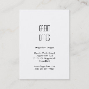 Geweldige Daankaarten Visitekaartje