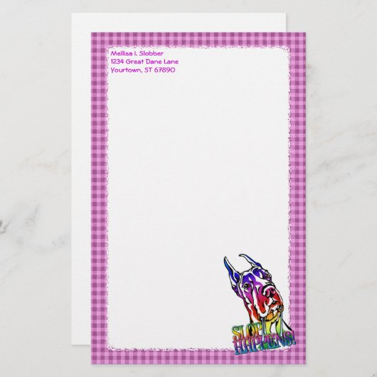 Geweldige Daansleuf gebeurt helder Briefpapier (Voorkant / Achterkant)