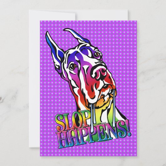 Geweldige Daansleuf gebeurt helder Kaart (Voorkant)