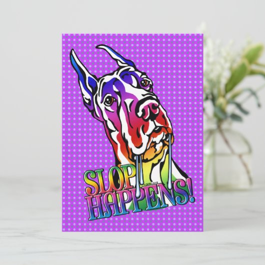 Geweldige Daansleuf gebeurt helder Kaart (Staand voorkant)