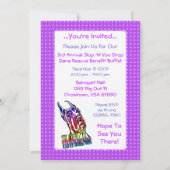 Geweldige Daansleuf gebeurt helder Kaart (Achterkant)