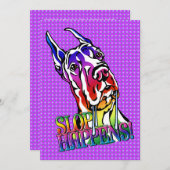 Geweldige Daansleuf gebeurt helder Kaart (Voorkant / Achterkant)