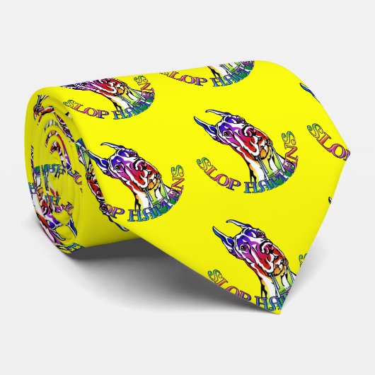 Geweldige Daansleuf gebeurt helder Stropdas (Opgerold)