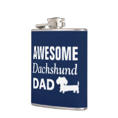 Geweldige Dachshund Dad Flask Wiener Dog Heupfles (Links)