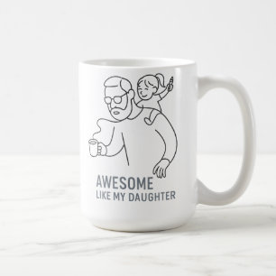 Geweldige Dad Chaos King – Grappig Vaderdag Gesche Koffiemok