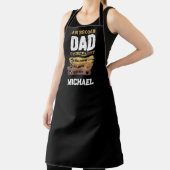 Geweldige Dad Checklist Aangepaste naam Gepersonal Schort (Insitu)