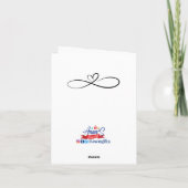 Geweldige Daddysaurus Vaderdag Kaart (Achterkant)