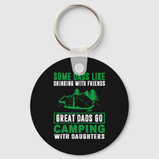 Geweldige Dads Camping with Daughters Sleutelhanger