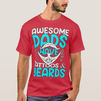 Geweldige Dads hebben oortstaarten tanden Funny Fa T-shirt