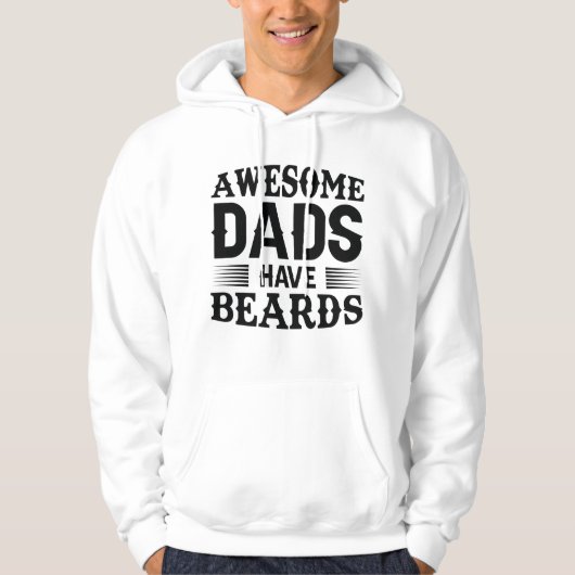 Geweldige Dads hebben paden Hoodie (Voorkant)
