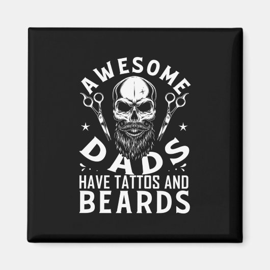 Geweldige Dads hebben tatoeages en looppaden Magneet (Voorkant)