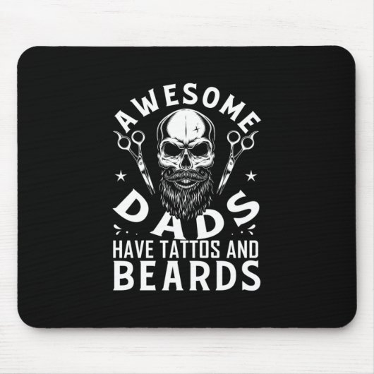 Geweldige Dads hebben tatoeages en looppaden Muismat (Voorkant)