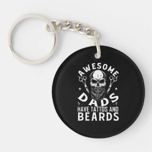 Geweldige Dads hebben tatoeages en looppaden Sleutelhanger