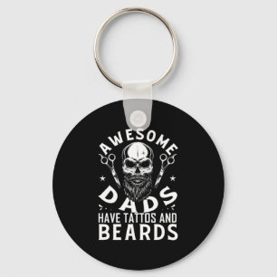 Geweldige Dads hebben tatoeages en looppaden Sleutelhanger
