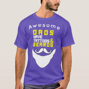 Geweldige Dads hebben Tattoos en paden 2 T-shirt