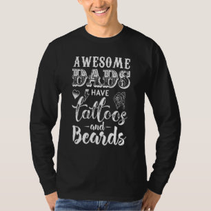 Geweldige Dads hebben Tattoos vaders dag T-shirt