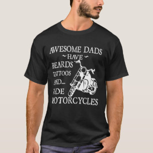 Geweldige Dads voor baarden hebben Tattoos met een T-shirt