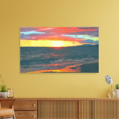 Geweldige dag 1490 art canvas afdruk (Insitu (Woonkamer))