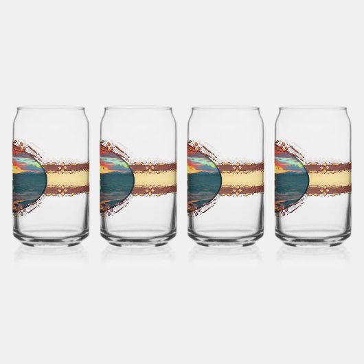 Geweldige dag 1490 blikvorm glas (Links)