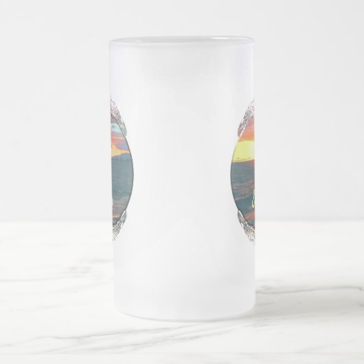 Geweldige dag 1490 matglas bierpul (Center)