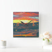 Geweldige dag 1490 vierkante klok (Huis)