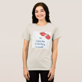 Geweldige dag beginnen liefdevol Inspirerend Tri-Blend Shirt (Voorkant volledig)