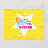 Geweldige dag briefkaart (Voorkant)