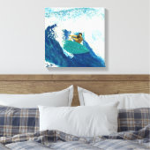 Geweldige dag canvas afdruk (Insitu (Slaapkamer))