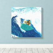 Geweldige dag canvas afdruk (Insitu (Houten vloer))