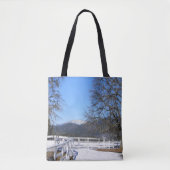 Geweldige dag in de winter..... tote bag (Voorkant)